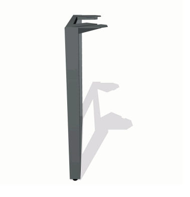 24D x 28H O-Leg Support for Wksf (single leg) - Titanium -
