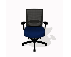 HON Mesh Mid-Back Task Chair - Swivel Tilt Control - black M