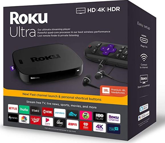 Roku Ultra | Streaming Media Player 4K/HD/HDR with Premium J