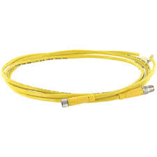 Turck Cordset; M8 Female to Cut-end; Yellow; 4 cond.; 10 met